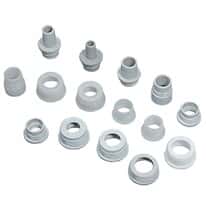 BrandTech 704398 Threaded Bottle Adapter, ETFE, GL45 Thread x GL32 Bottle Thread BrandTech 704398 Threaded Bottle Adapter, ETFE, GL45 Thread x GL32 Bottle Thread
