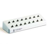 Cuvette Rack, PP, Gray, 16 Numbered Positions