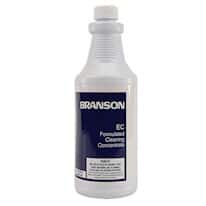 Branson EC-QT Electronic Caustic Free Alkaline Cleaner (oils, resins, & rosins), One Quart Bottle; 12/CS 