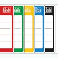 Burkle 5303-0014 Sampling Control Seal, 95 x 95 mm; Yellow