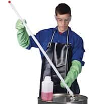 Burkle 5330-1060 Fluid sampler, PP, gravity feed, vacuum button release, 60 cm x 32 mm; 150 mL