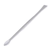 Burkle 5378-0031 Disposable Double Ended Spoon and Spatula, PS,  .5 mL Spoon, 17 mm Blade