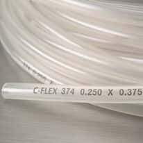C-Flex 374 TPE Tubing, 1/8" ID x 1/4" OD; 50 Ft