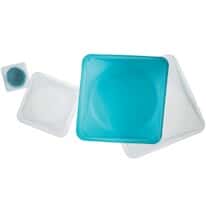 Cole-Parmer small Square Polystyrene Weigh Boats, Blue, 20 mL, 500/Pk