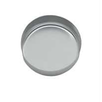 Cole-Parmer Aluminum Smooth-Walled Weighing Dishes, 80 mL, 100/Pk