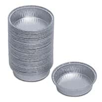 Cole-Parmer Aluminum General Purpose Weighing Dishes, 20 mL, 100/Pk