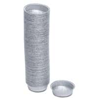 Cole-Parmer Aluminum General Purpose Weighing Dishes, 70 mL, 100/Pk