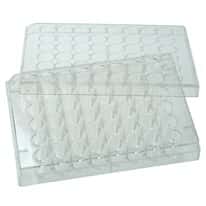 Cole-Parmer Cell and Tissue Culture Plates with Lid, Sterile, Polystyrene, Untreated, 48-Well; 100/CS