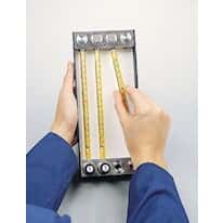 Cole-Parmer Five Tube Frame for 65 mm Flowtube, Common, Aluminum