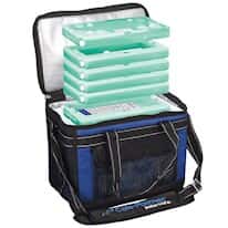 Cole-Parmer Transport Bag 10 L with Two 22°C End-Caps and Four 22°C Frames