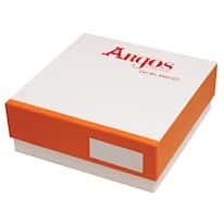 Cole-Parmer Cardboard Freezer Box, 5 x 5 x 2"; Orange