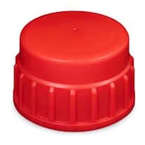 Cole-Parmer M-Vac Jr. Standard 53B  Polypropylene Cap for 2 L Bottle, Red