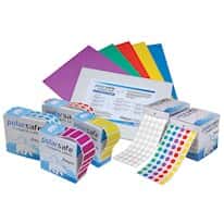 Cole-Parmer Label Strips, Laser Printer, 24 x 13 mm, White; 119 x 20 Sheets