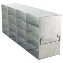 Cole-Parmer Upright Freezer Rack for Standard 2" Boxes, 4 x 4 Array