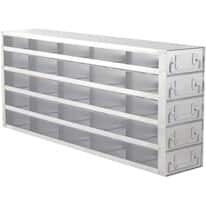 Cole-Parmer Upright Freezer Drawer Rack for Standard 2" Boxes, 5 x 5 Array