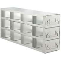 Cole-Parmer Upright Freezer Drawer Rack for Standard 3" Boxes, 4 x 3 Array