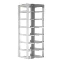 Cole-Parmer Vertical/Chest Freezer Rack for Standard 2" Boxes, 7 box capacity
