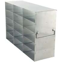 Cole-Parmer Upright Freezer Rack for Standard 2" Boxes, 3 x 5 Array