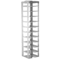 Cole-Parmer Vertical/Chest Freezer Rack for Standard 2" Boxes, 11 box capacity