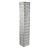 Cole-Parmer Vertical/Chest Freezer Rack for Standard 2" Boxes, 15 box capacity