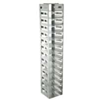 Cole-Parmer Vertical/Chest Freezer Rack with Spring Clips for Standard 2" Boxes, 14 box capacity