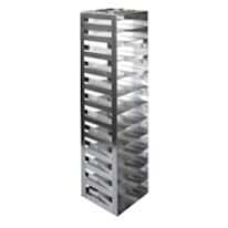 Cole-Parmer Vertical/Chest Freezer Rack with Spring Clips for Mini 2" Boxes, 11 box capacity