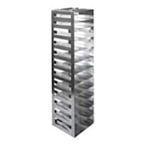 Cole-Parmer Vertical/Chest Freezer Rack with Spring Clips for Mini 2" Boxes, 12 box capacity