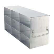 Cole-Parmer Upright Freezer Rack for Standard 3" Boxes, 3 x 3 Array