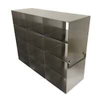 Cole-Parmer Upright Freezer Rack for Standard 3" Boxes, 3 x 4 Array