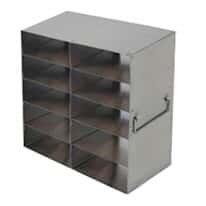 Cole-Parmer Upright Freezer Rack for Large 2" Boxes & 100-Cell Cryoboxes, 2 x 5 Array