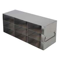 Cole-Parmer Upright Freezer Rack for Large 2" Boxes & 100-Cell Cryoboxes, 3 x 3 Array