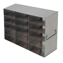 Cole-Parmer Upright Freezer Rack for Large 2" Boxes & 100-Cell Cryoboxes, 3 x 5 Array