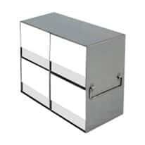 Cole-Parmer Upright Freezer Rack for 15 and 50 mL Centrifuge Tube Boxes, 2 x 2 Array