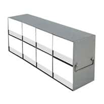 Cole-Parmer Upright Freezer Rack for 15 and 50 mL Centrifuge Tube Boxes, 4 x 2 Array