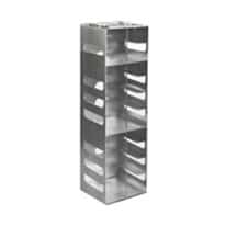 Cole-Parmer Vertical/Chest Aluminum Rack for Standard 2" Boxes, 10 box capacity