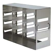 Cole-Parmer Upright Freezer Eco-Rack for Standard 3" Boxes, 3 x 4 Array