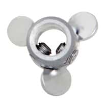 Cole-Parmer 316 Stainless Steel Three-blade Impeller, 1" dia x 5/16" bore dia