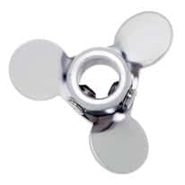 Cole-Parmer 316 Stainless Steel three-blade impeller, 1-1/2" dia x 5/16" bore dia