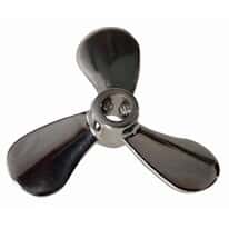 Cole-Parmer 316 Stainless Steel Pitched-blade Impeller, 2.5" dia x 5/16" bore dia