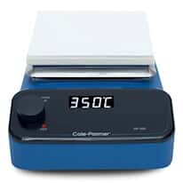 Cole-Parmer HP-300-BC Digital Hot Plate, 15 x 15 cm, Ceramic, Blue; 230 VAC