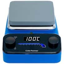 Cole-Parmer SHP-300-BS-120 Digital Stirring Hot Plate, 6" X 6", Aluminum, Blue; 120 VAC