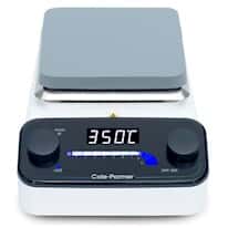 Cole-Parmer SHP-300-WS Digital Stirring Hot Plate, 15 x 15 cm, Aluminum, White; 230 VAC