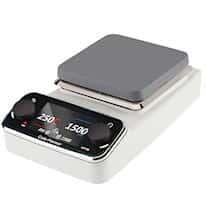 Cole-Parmer SHP-400-WS-120 Premium Digital Stirring Hot Plate, 6" x 6", Aluminum, White; 120 VAC