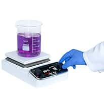 Cole-Parmer SHP-400-WC-120 Premium Digital Stirring Hot Plate, 6" x 6", Ceramic, White; 120 VAC