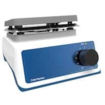 Cole-Parmer ST-200-S-120 Undergrad Analog Stirrer, 6" x 6", Stainless Steel; 120 VAC