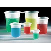 Cole-Parmer Polypropylene tri-corner beaker 30/pack