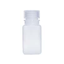 Cole-Parmer Square Wide-Mouth Plastic Bottle, HDPE, 60mL; 12/PK