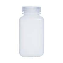 Cole-Parmer Square Wide-Mouth Plastic Bottle, HDPE, 500mL; 12/PK