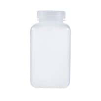Cole-Parmer Square Wide-Mouth Plastic Bottle, PPCO, 1000mL; 6/PK