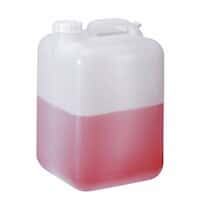 Cole-Parmer Economical Square HDPE Carboy w/ Handle, 20 L (5 Gal)